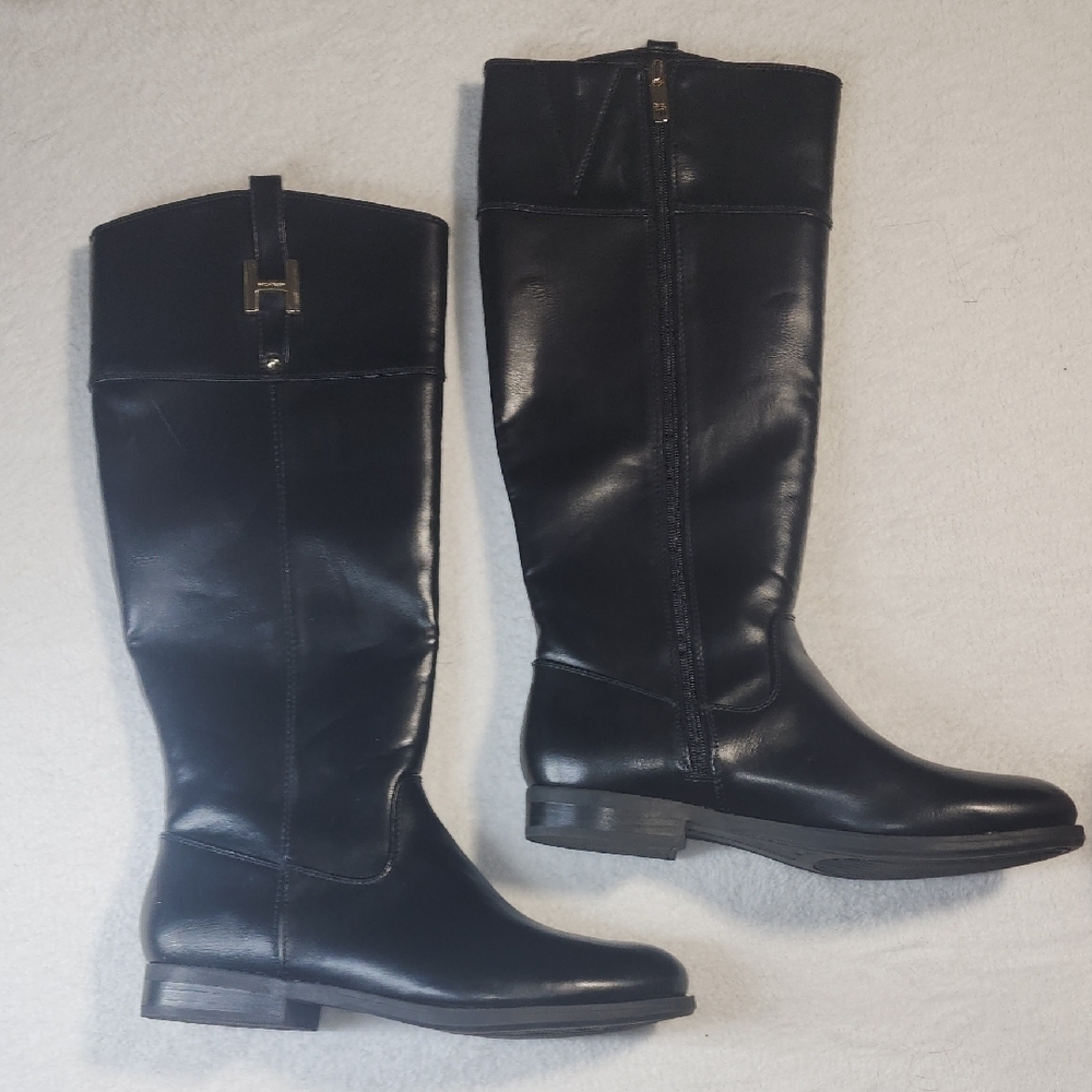 Tommy Hilfiger Black Over the Knee Boots